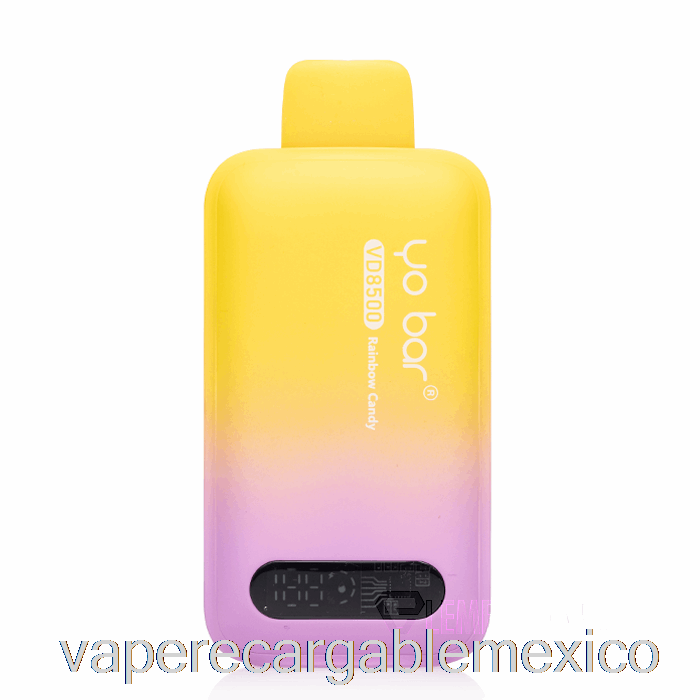 Vape Recargable Yo Bar Vd8500 Caramelo Arcoíris Desechable